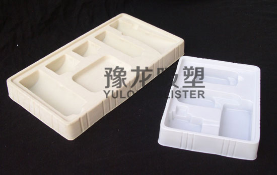 高档化妆品植绒吸塑内托
